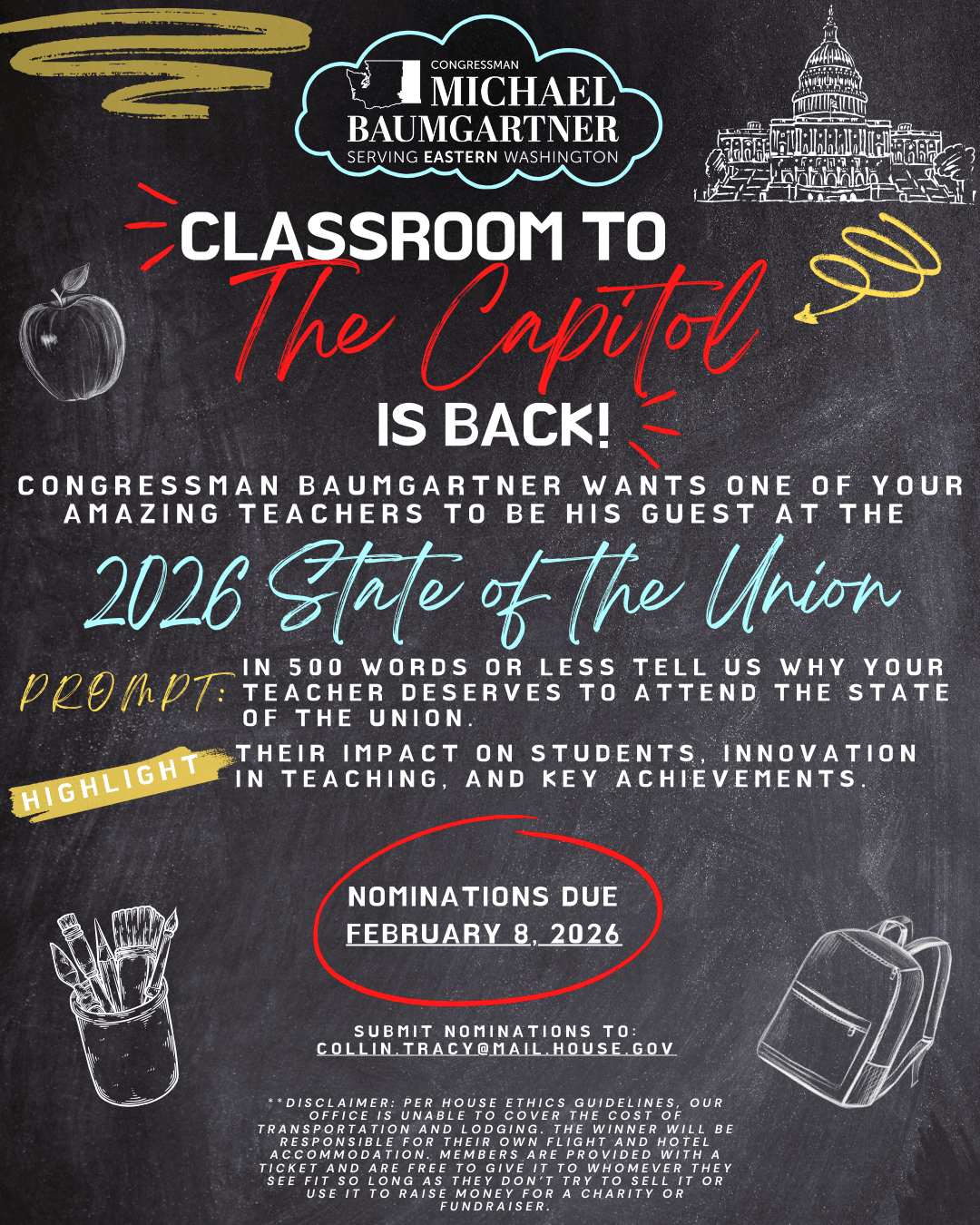 Classroom to the Capitol Flyer